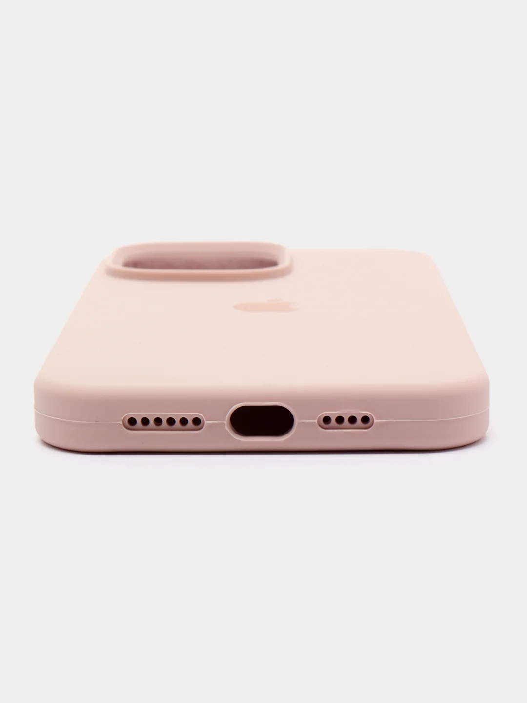 Бежевый меланж чехол Silicone Case для Apple iPhone 14 / 14Pro / 14Plus / 14ProMax