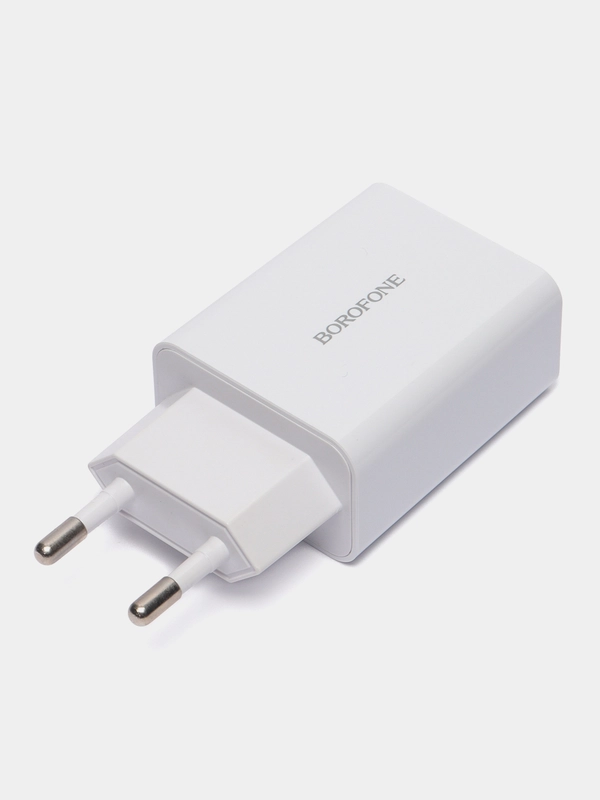Сетевой адаптер Borofone BA21A, быстрая зарядка Quick Charge 3.0, 18W