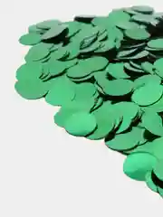 Бирюзовый конфетти круглой формы металик