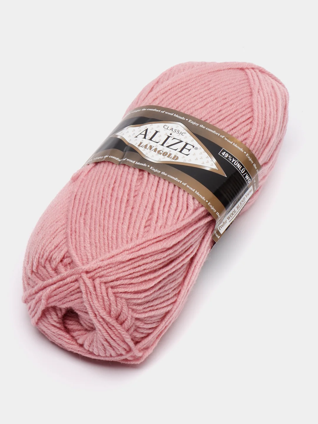Конфетный пряжа Alize Lanagold, комплект 2 штуки, 3 штуки, 49% шерсть, 51% акрил, 100 г, 240 м, Ч2