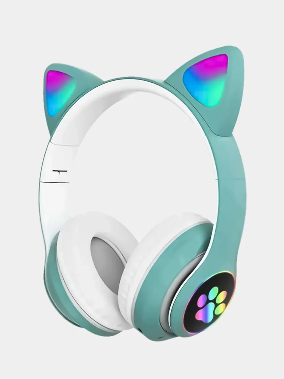 Беспроводные наушники с кошачьими ушками, светящиеся, Bluetooth купить ...