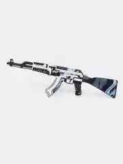 Индиго деревянный автомат АК-47 КС ГО /  CS GO
