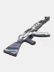 Индиго деревянный автомат АК-47 КС ГО /  CS GO