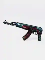Бордовый деревянный автомат АК-47 КС ГО /  CS GO