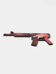 Алый деревянный автомат сувенир М4А4 Вой, Азимов кс го / cs go, сувенир игрушка