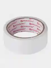 Клейкая двухсторонняя лента BRAUBERG, бумажная основа, 38 мм х 10 м, 229056
