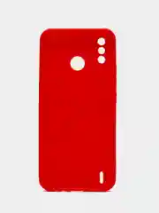 Красный чехол с отделением для пластиковой карточки TECNO SPARK 6 GO / SPARK GO 2021