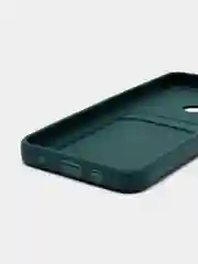 Зеленый чехол с отделением для пластиковой карточки TECNO SPARK 7