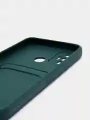 Зеленый чехол с отделением для пластиковой карточки TECNO SPARK 7