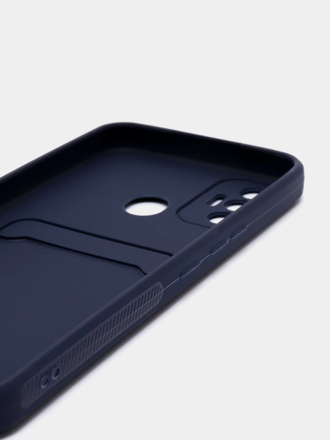 Синий чехол с отделением для пластиковой карточки TECNO SPARK 7