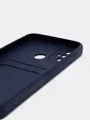Синий чехол с отделением для пластиковой карточки TECNO SPARK 7