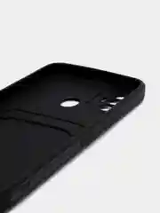 Угольный чехол с отделением для пластиковой карточки TECNO SPARK 7