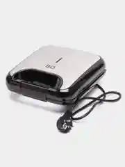Черный гриль-пресс электрический BQ ST1003, антипригарный, 800 Вт