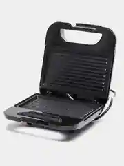 Черный гриль-пресс электрический BQ ST1003, антипригарный, 800 Вт