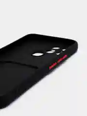 Черный чехол с отделением для пластиковой карточки Infinix Smart 6