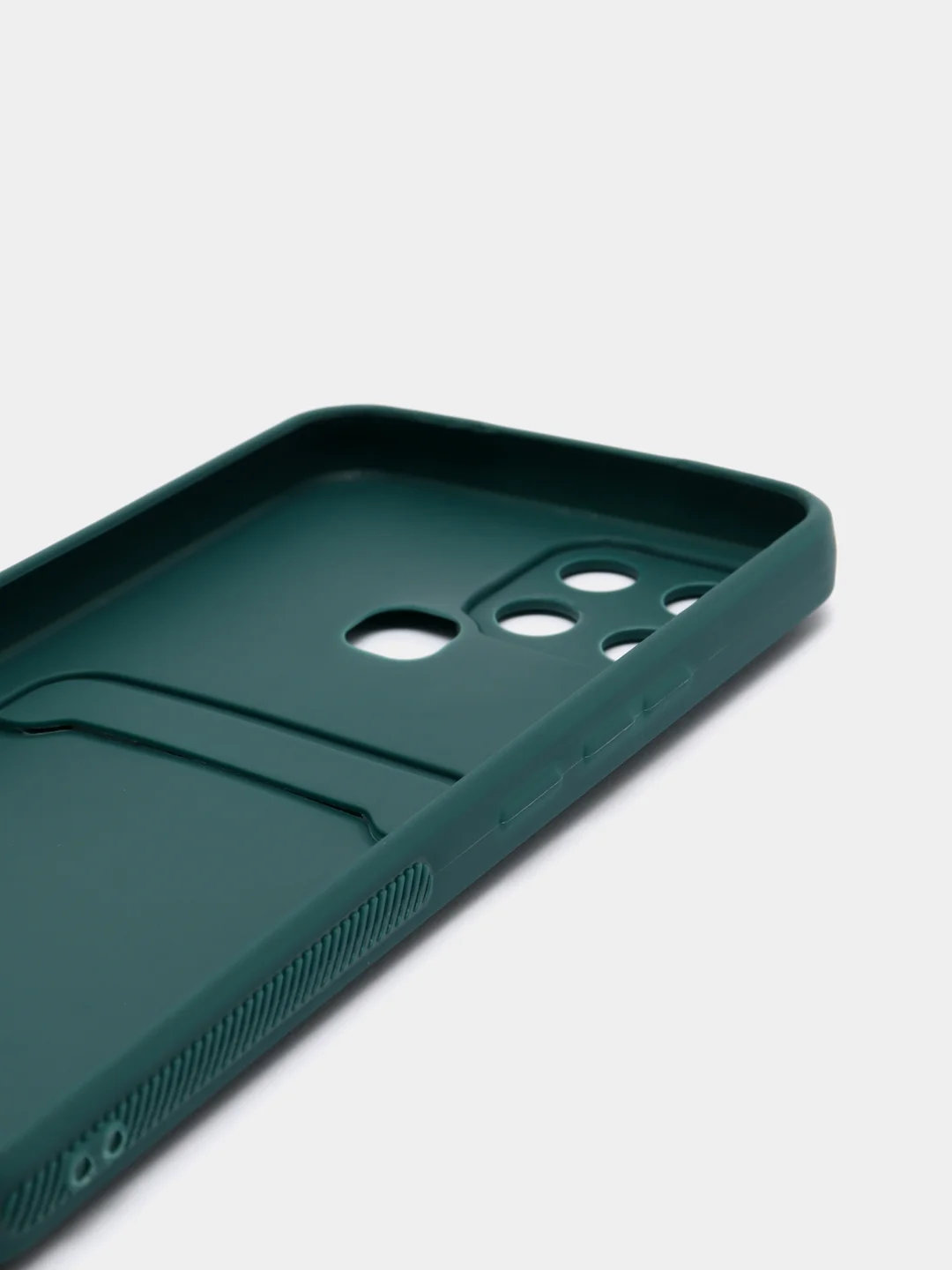 Зеленый чехол с отделением для пластиковой карточки Infinix Smart 6