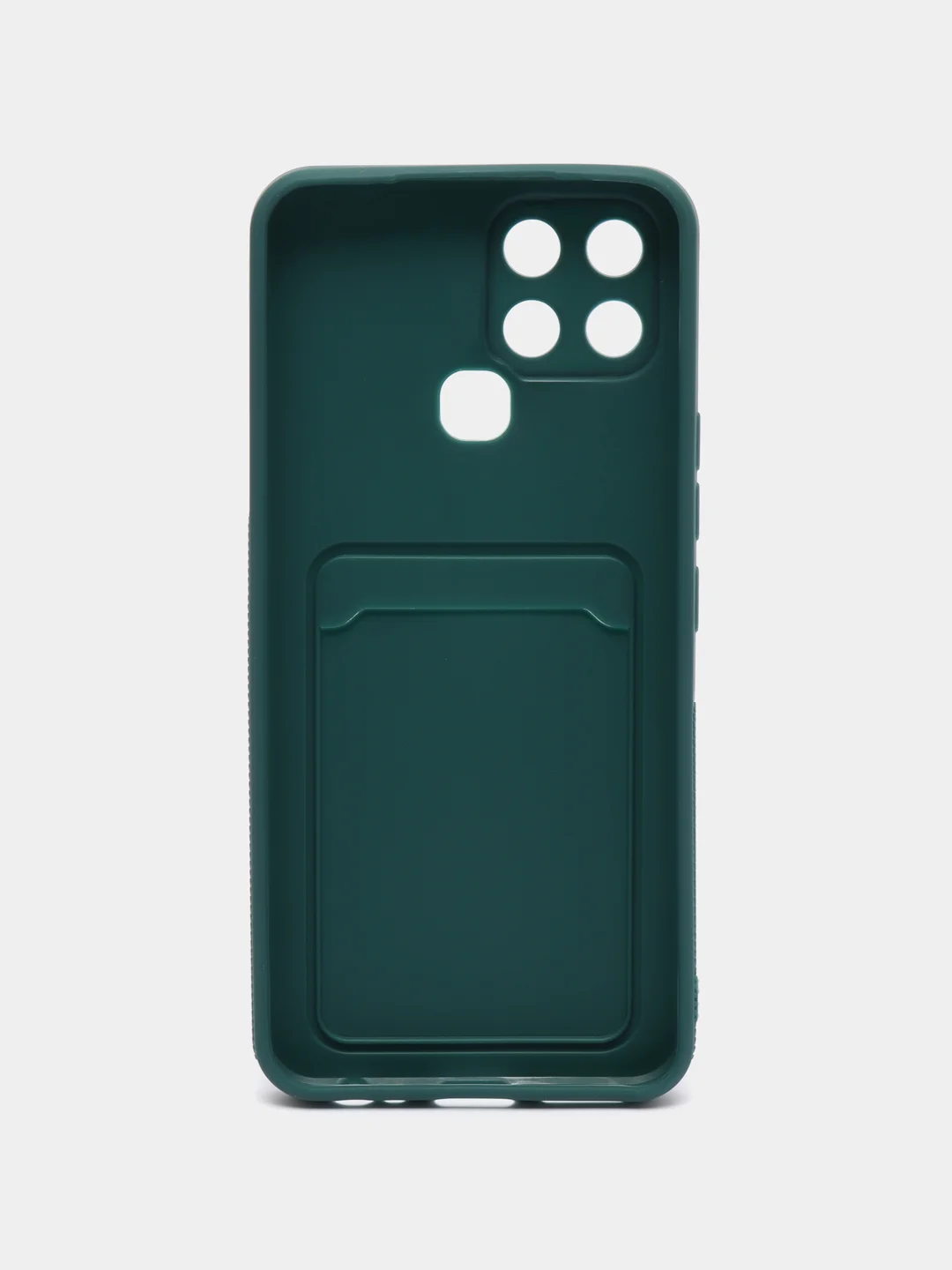 Зеленый чехол с отделением для пластиковой карточки Infinix Smart 6