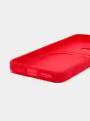 Алый чехол с отделением для пластиковой карточки Infinix Smart 6
