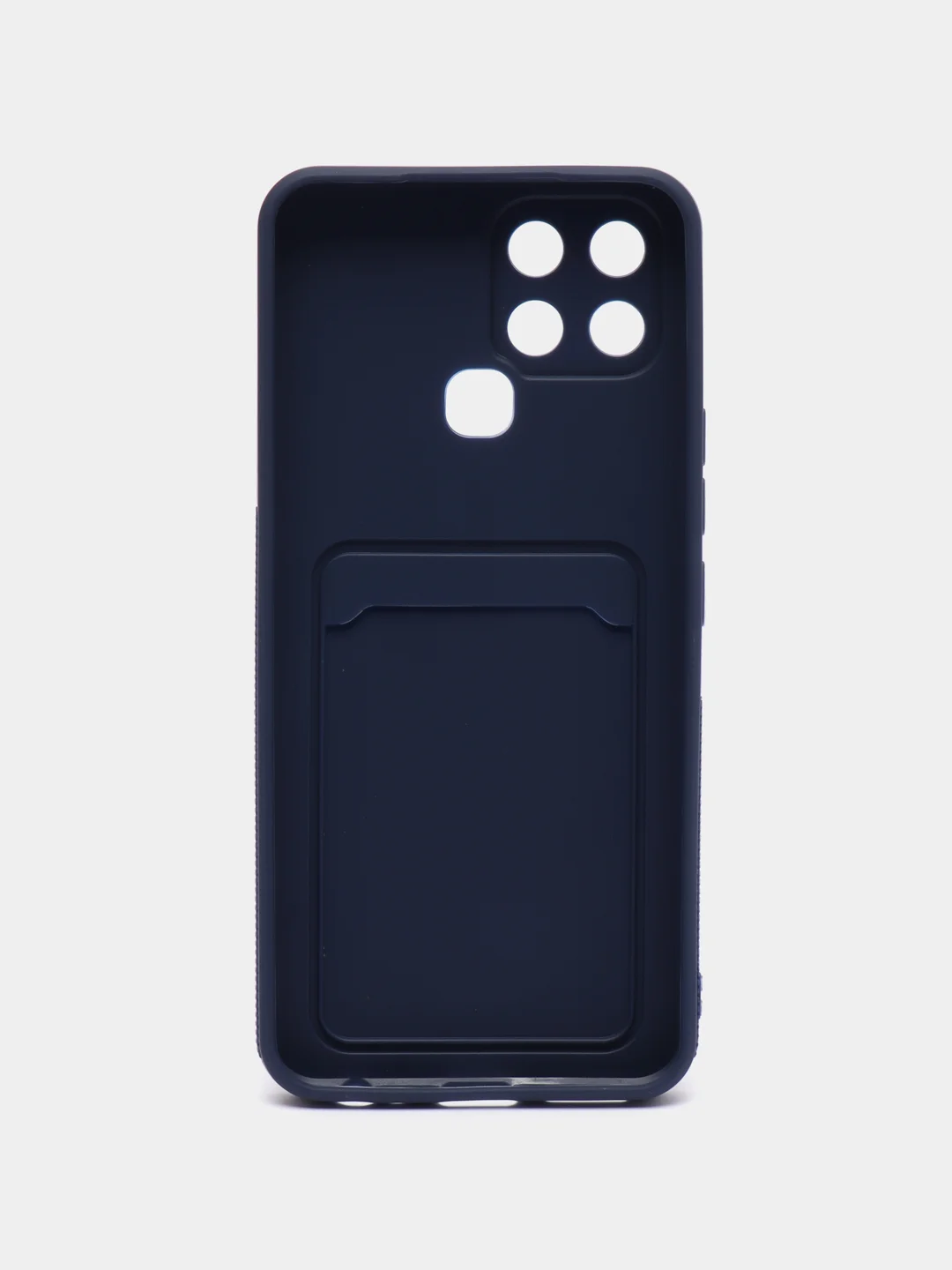 Синий чехол с отделением для пластиковой карточки Infinix Smart 6