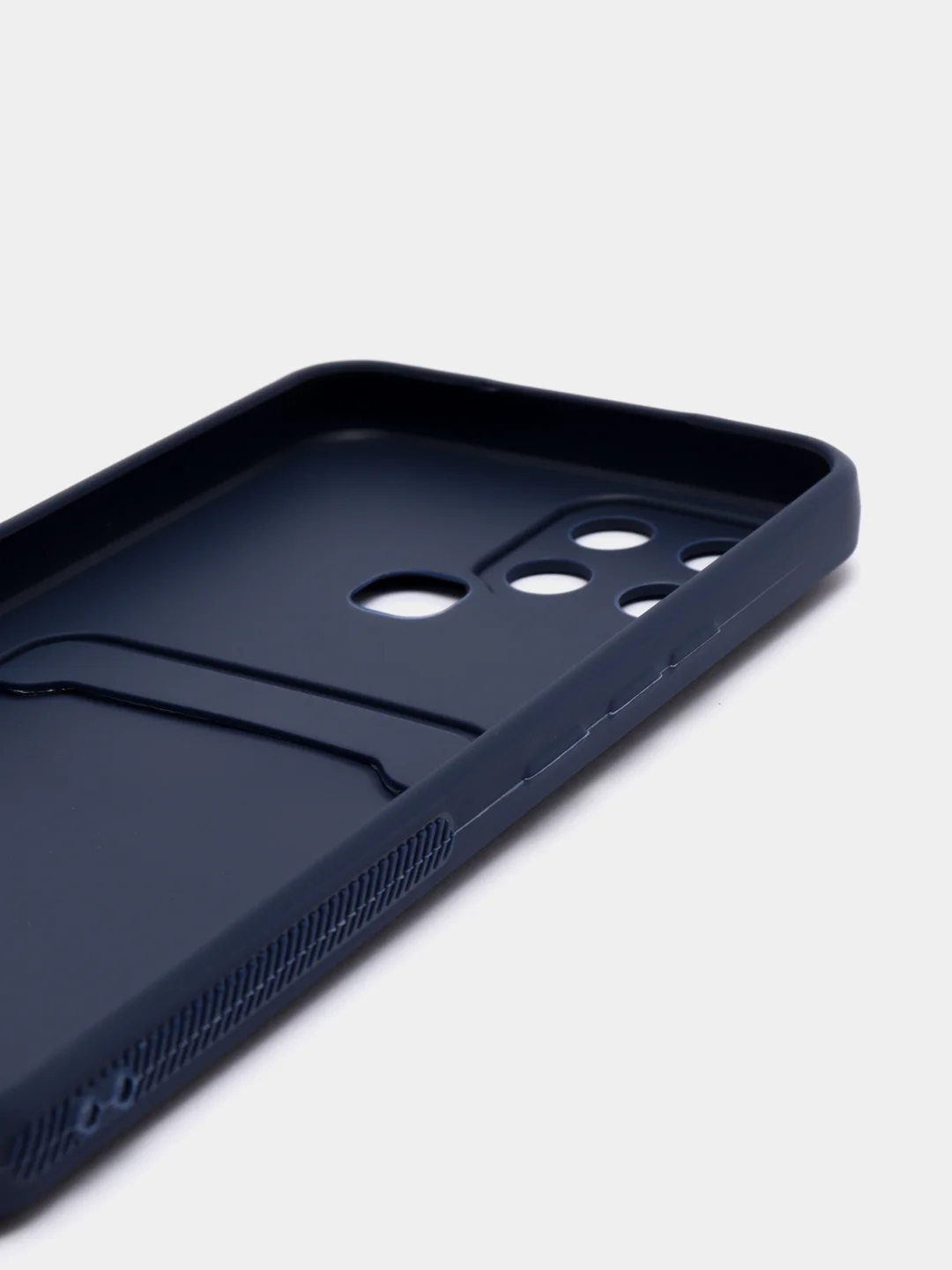 Синий чехол с отделением для пластиковой карточки Infinix Smart 6