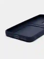 Синий чехол с отделением для пластиковой карточки Infinix Smart 6