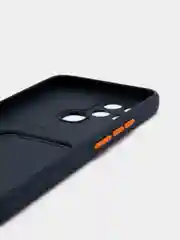 Синий чехол с отделением для пластиковой карточки Infinix Smart 6
