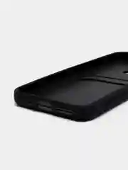 Угольный чехол с отделением для пластиковой карточки Infinix Smart 6