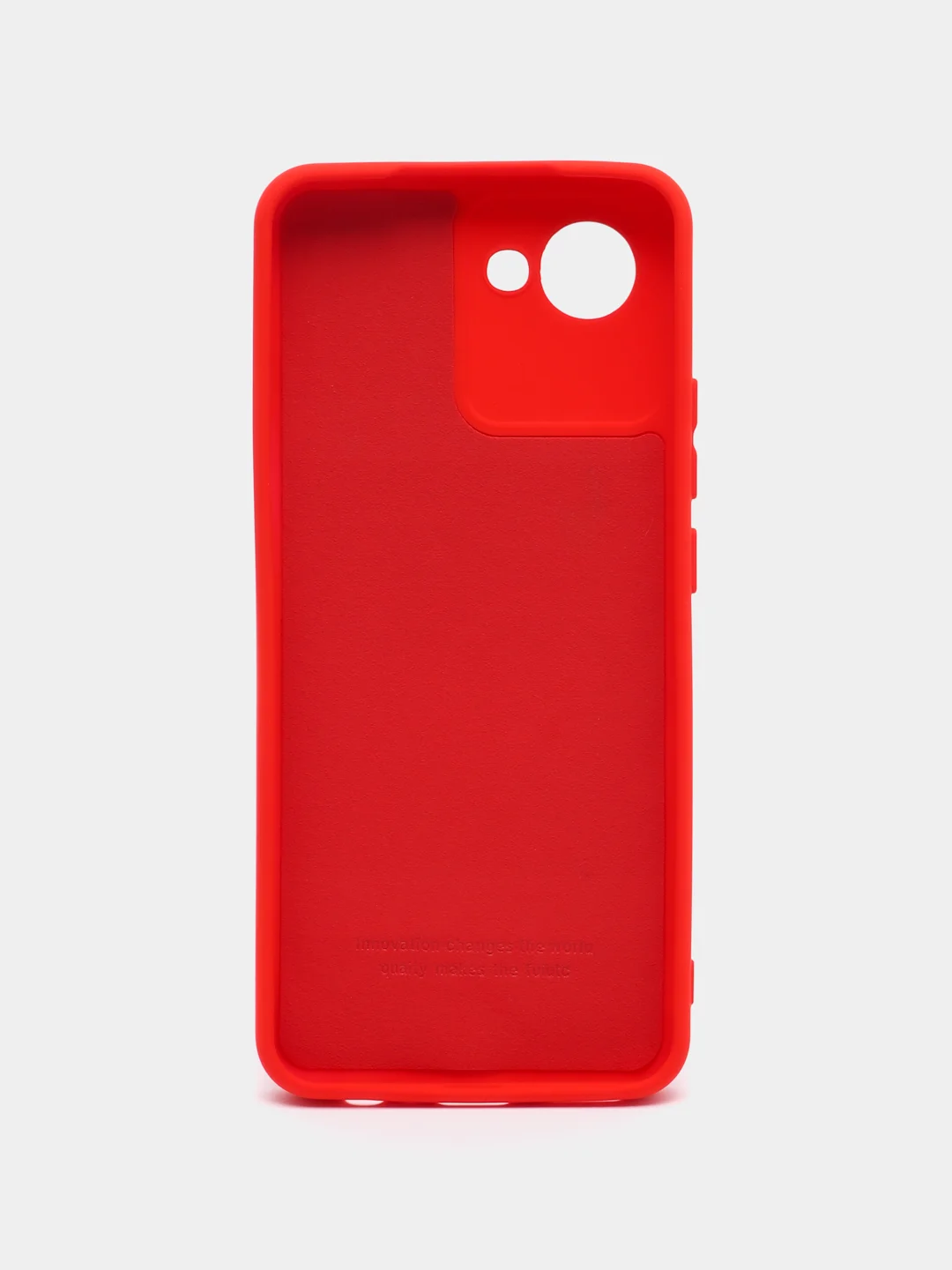 Красный чехол REALME C30S / REALME C30 / Narzo 50i prime с защитой камеры