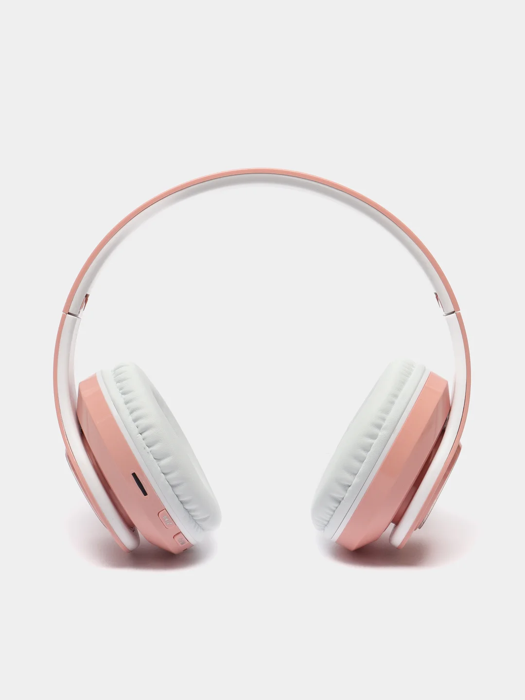 Розовый наушники полноразмерные беспроводные, большие,  Bluetooth, с микрофоном