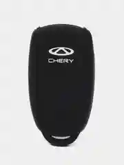 Черный чехол для смарт ключа Chery Tiggo 8 Pro/8 Pro Max/7 Pro Max/OMODA C5/Arrizo 8 силиконовый