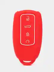 Красный чехол для смарт ключа Chery Tiggo 8 Pro/8 Pro Max/7 Pro Max/OMODA C5/Arrizo 8 силиконовый