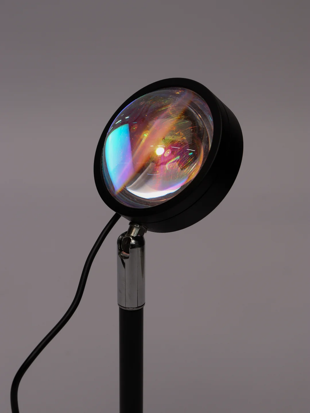 Лампа "Закат" RGB металлическая, с пультом, 16 цветов, ночник