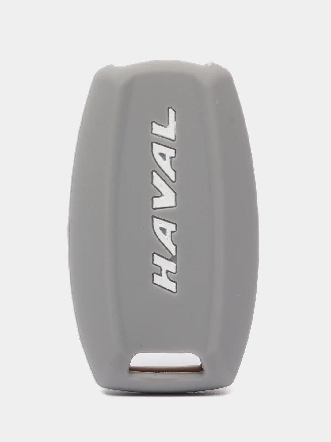 Серый чехол для смарт-ключей HAVAL F7, F7x, H6, H9, М6, Jolion, Dargo, силиконовый