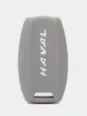 Серый чехол для смарт-ключей HAVAL F7, F7x, H6, H9, М6, Jolion, Dargo, силиконовый