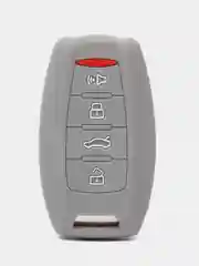 Серый чехол для смарт-ключей HAVAL F7, F7x, H6, H9, М6, Jolion, Dargo, силиконовый