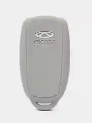 Серый чехол для смарт ключа Chery Tiggo 8 Pro/8 Pro Max/7 Pro Max/OMODA C5/Arrizo 8 силиконовый