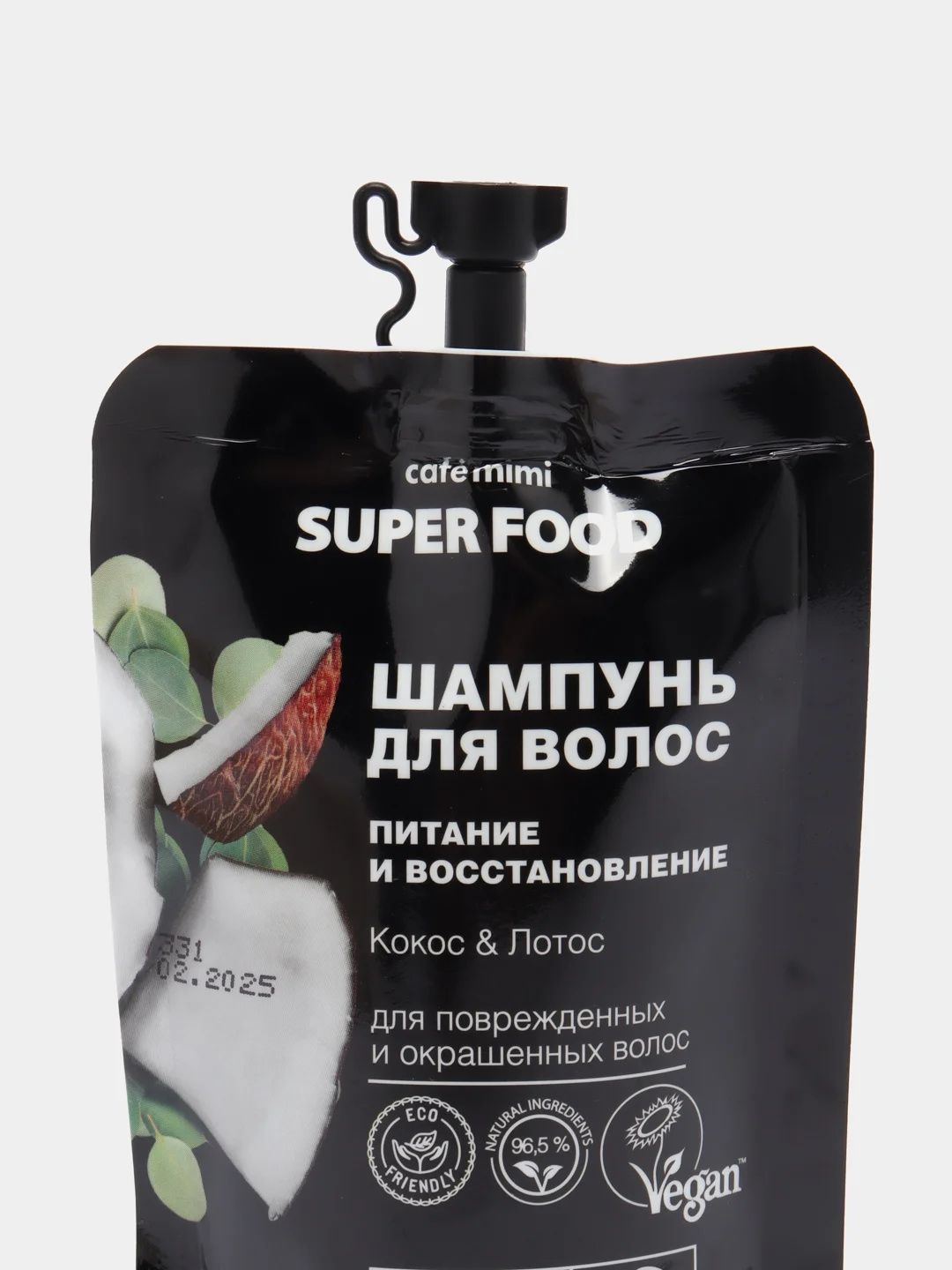 КМ SF Шампунь для волос Питание и восстановление Кокос&Лотос 100 мл