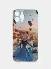 Лазурный чехол для iPhone 11, 12 Pro Max, 11 Pro, 11 Pro Max, 13, с рисунком, с защитой камеры