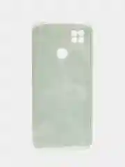 Серый металлик чехол для телефона Xiaomi Redmi 10А / Redmi 10С, с рисунком и защитой камеры
