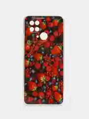 Алый чехол для телефона Xiaomi Redmi 10А / Redmi 10С, с рисунком и защитой камеры