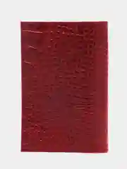 Багровый обложка для паспорта из натуральной кожи, 4 цвета