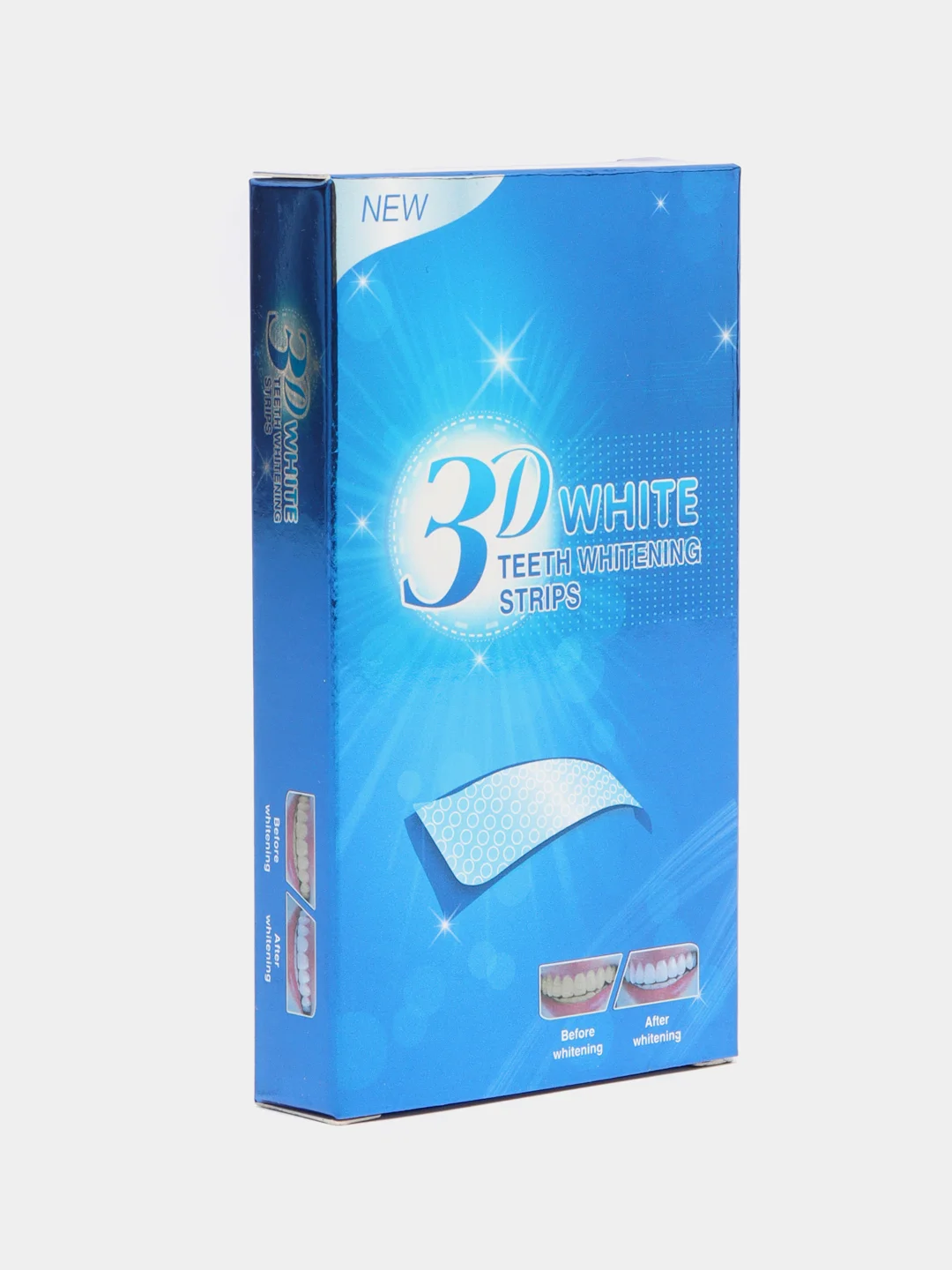 Синий отбеливающие полоски для зубов 3D, 5D, 7D White