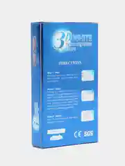Синий отбеливающие полоски для зубов 3D, 5D, 7D White