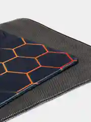 Оранжевый коврик игровой для мыши и клавиатуры