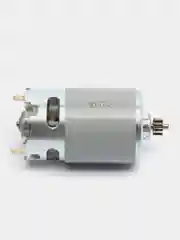 Серебряный двигатель постоянного тока 14,4V с шестерней для электродрели, шуруповерта