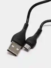 Черный быстрая зарядка, сетевое зарядное устройство 3.0A Hoco N3 с кабелем MicroUSB
