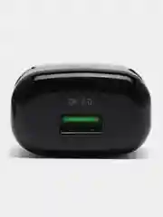 Черный быстрая зарядка, сетевое зарядное устройство 3.0A Hoco N3 с кабелем MicroUSB