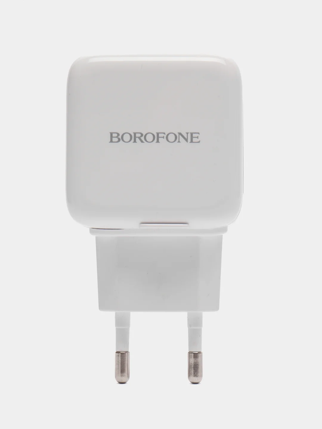 Белый сетевое зарядное устройство Borofone BA18, 2 USB, 2.1 А