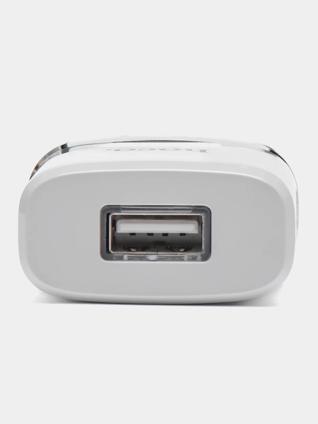 Белый блок питания Hoco C11, 1 USB / 1.0 A