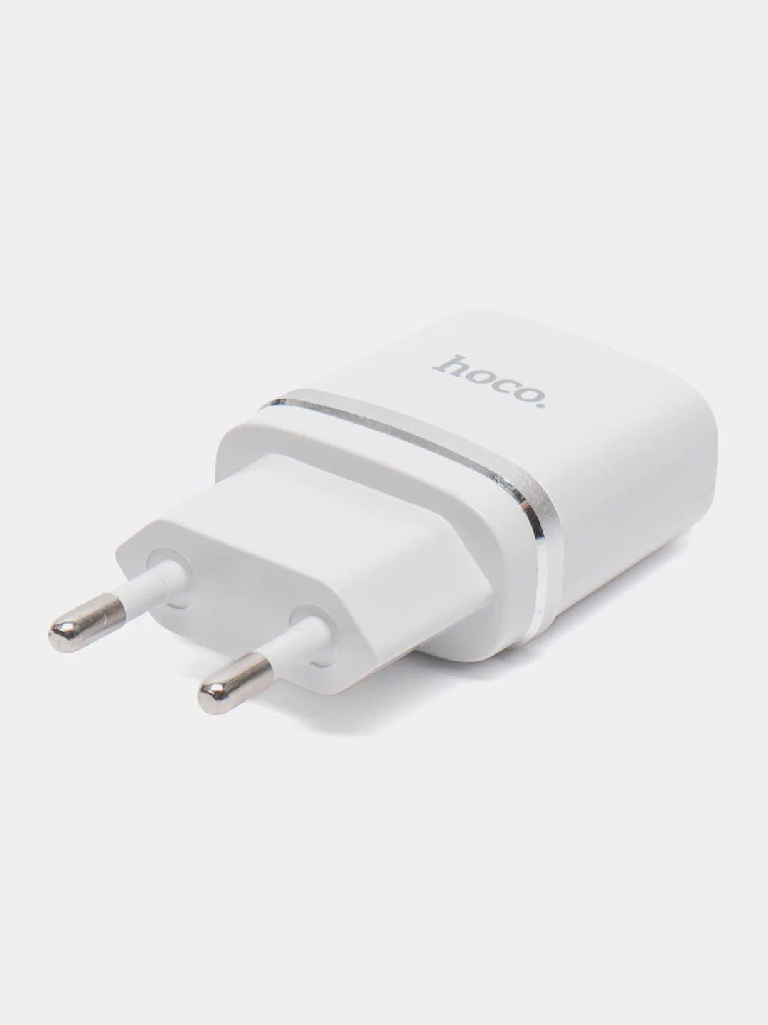 Белый блок питания Hoco C11, 1 USB / 1.0 A